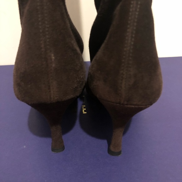 STUART WEITZMAN Suede Knee High Stiletto Stretch - Picture 2 of 5